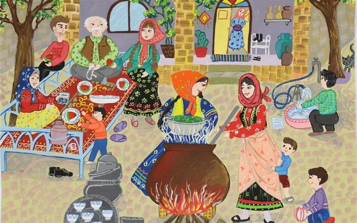درخشش کودکان ایرانی در نمایشگاه نقاشی کاناگاوا