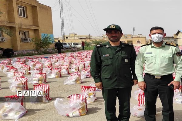 رزمایش کمک‌های مومنانه در ناحیه مقاومت بسیج شهرستان امیدیه