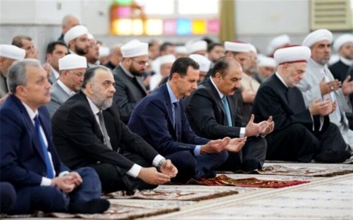 سوء قصد به بشار اسد پیش از نماز عید فطر