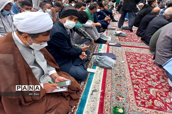 نماز عید فطر در حرم مطهر رضوی