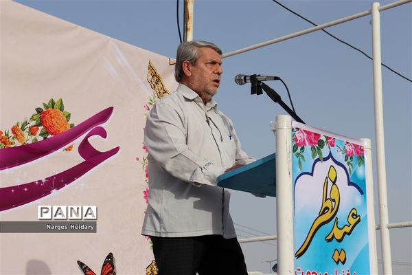 اقامه نماز عید سعید فطر در امیدیه