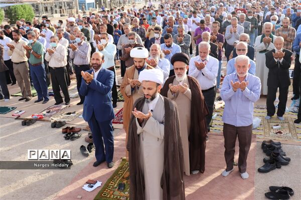 اقامه نماز عید سعید فطر در امیدیه