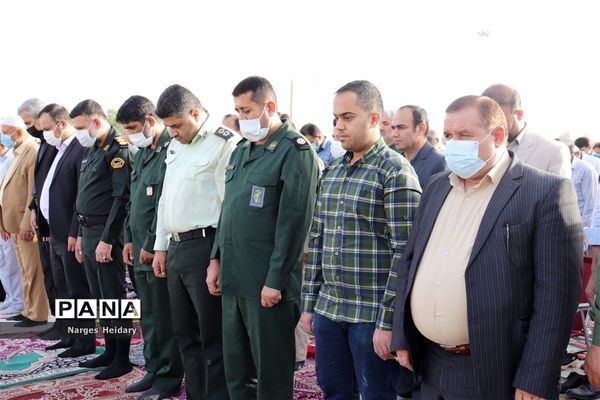 اقامه نماز عید سعید فطر در امیدیه