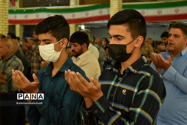 اقامه نماز عید سعید فطر در خاوران به امامت حجت الاسلام والمسلمین جعفری