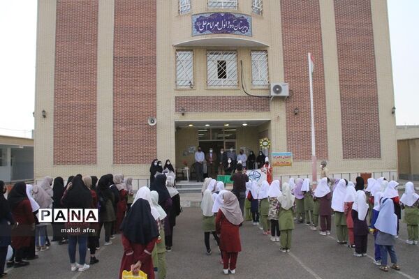 نواخته شدن زنگ هفته سلامت در مدارس شهرستان بهبهان