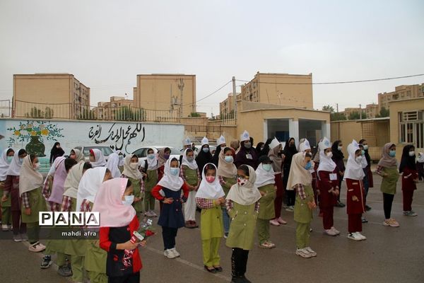 نواخته شدن زنگ هفته سلامت در مدارس شهرستان بهبهان