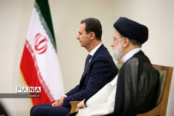 دیدار رئیس‌جمهوری سوریه با حضرت آیت‌الله خامنه‌ای رهبر معظم انقلاب اسلامی