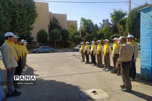 آیین سپاس معلم  سازمان دانش آموزی ملارد در دبیرستان شهید همت