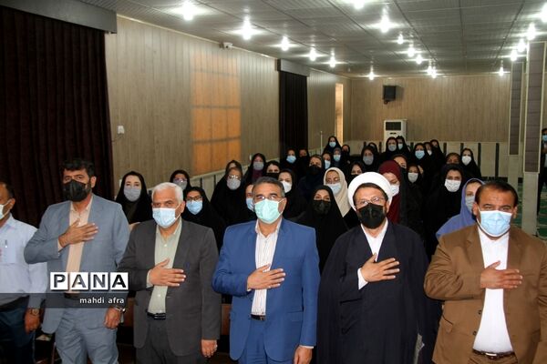 آیین تجلیل از معلمان برگزیده شهرستان بهبهان