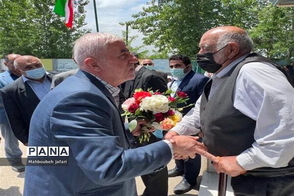 مراسم افتتاحیه بهسازی سالن شهید سلیمانی روستای دلمرز