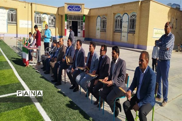 آیین افتتاح پروژه‌های ورزشی طرح شهید سردار سلیمانی شهرستان داراب