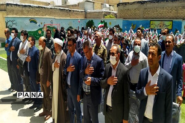 آیین افتتاح پروژه‌های ورزشی طرح شهید سردار سلیمانی شهرستان داراب