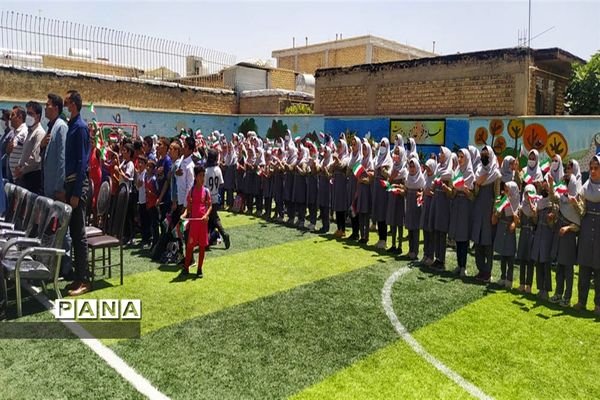 آیین افتتاح پروژه‌های ورزشی طرح شهید سردار سلیمانی شهرستان داراب