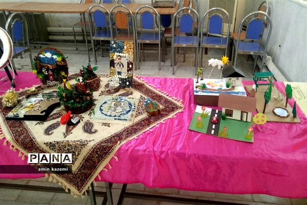 برپایی نمایشگاه دست‌سازه‌های مدارس تمدن‌سازان در داراب