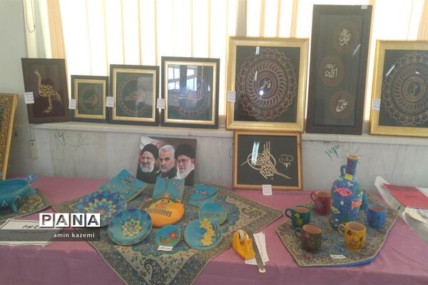 برپایی نمایشگاه دست‌سازه‌های مدارس تمدن‌سازان در داراب