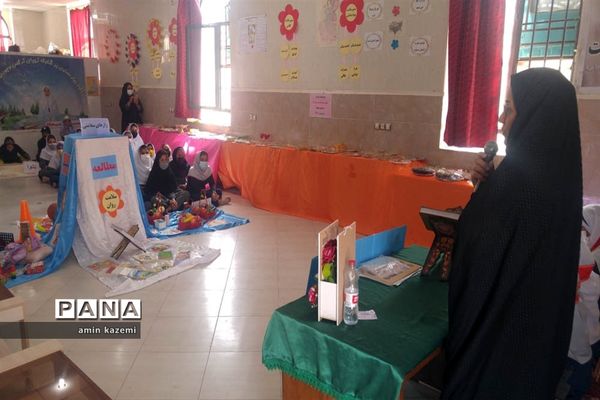 برپایی نمایشگاه هفته سلامت در دبستان مصلح داراب