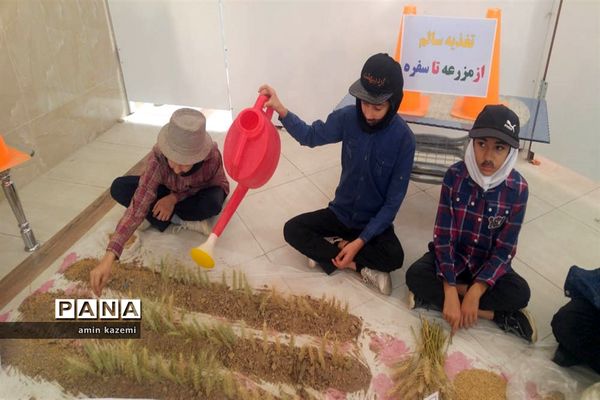 برپایی نمایشگاه هفته سلامت در دبستان مصلح داراب