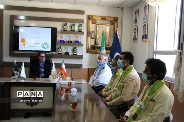 دیدار مربیان تشکیلات شهرستان بیرجند با سرپرست سازمان دانش‌آموزی استان