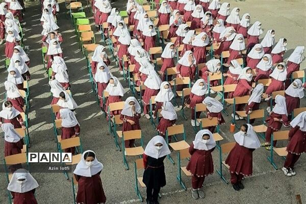 گرامیداشت هفته سلامت در دبستان دخترانه پروین اعتصامی در شهرستان قدس