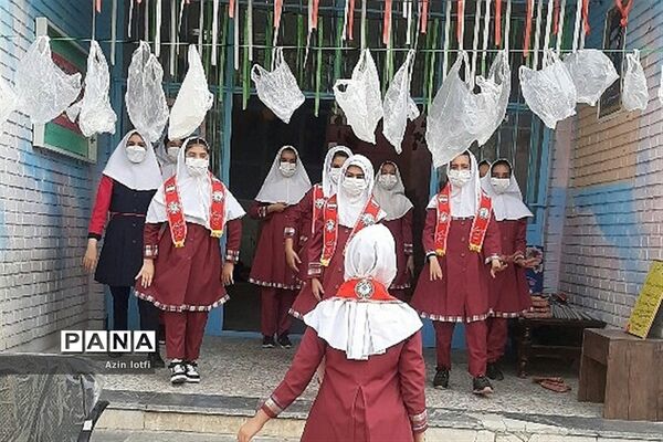 گرامیداشت هفته سلامت در دبستان دخترانه پروین اعتصامی در شهرستان قدس