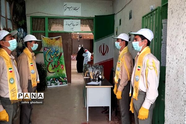 برگزاری مراسم سازمان دانش‌آموزی و تقدیر از مربیان در شهرستان دماوند
