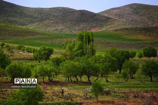 طبیعت بهاری آبگرم قزوین