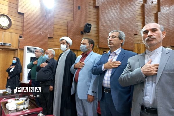 مراسم سالروز تاسیس سازمان دانش‌آموزی در ناحیه ۲ مشهد مقدس