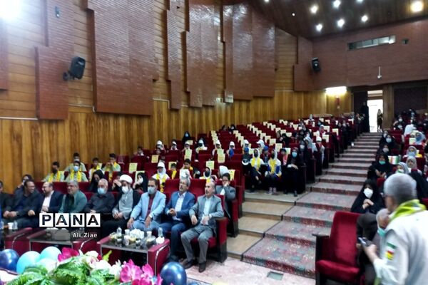 مراسم سالروز تاسیس سازمان دانش‌آموزی در ناحیه ۲ مشهد مقدس