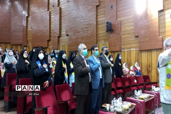 مراسم سالروز تاسیس سازمان دانش‌آموزی در ناحیه ۲ مشهد مقدس