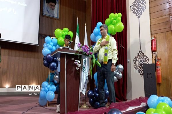 مراسم سالروز تاسیس سازمان دانش‌آموزی در ناحیه ۲ مشهد مقدس