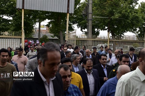 استقبال از بانوی طلایی المپیک در بهنمیر