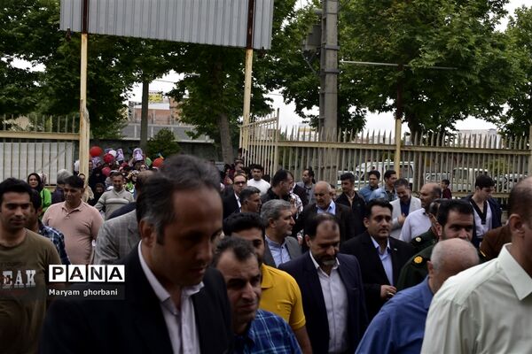 استقبال از بانوی طلایی المپیک در بهنمیر