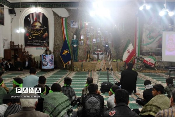 یادواره شهدای روستای تیله نو شهرستان گلوگاه