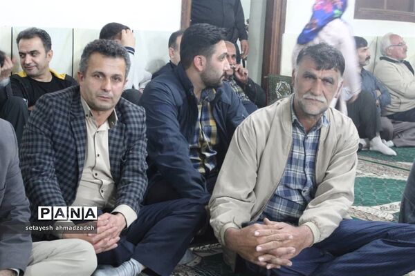 یادواره شهدای روستای تیله نو شهرستان گلوگاه