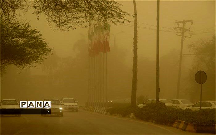 مدارس شهرستان انار بر اثر ریزگرد و آلودگی هوا تعطیل شد