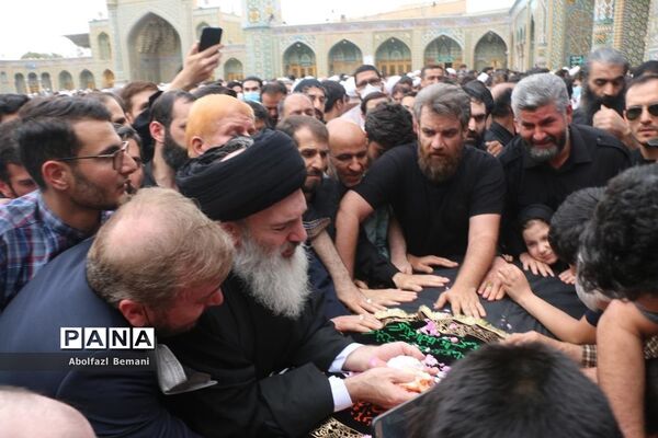 تشییع آیت الله فاطمی نیا در قم