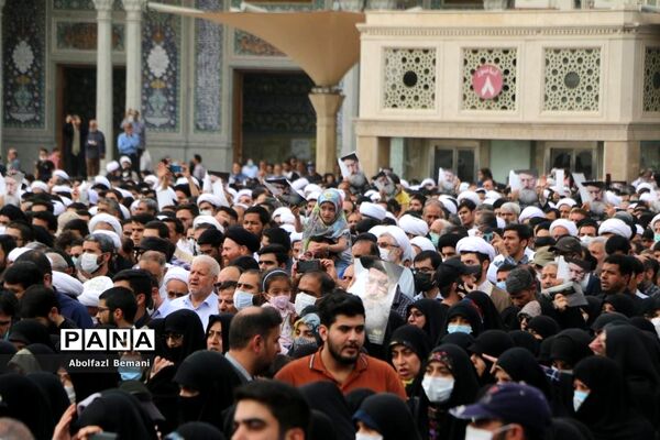 تشییع آیت الله فاطمی نیا در قم