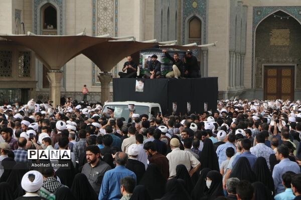 تشییع آیت الله فاطمی نیا در قم
