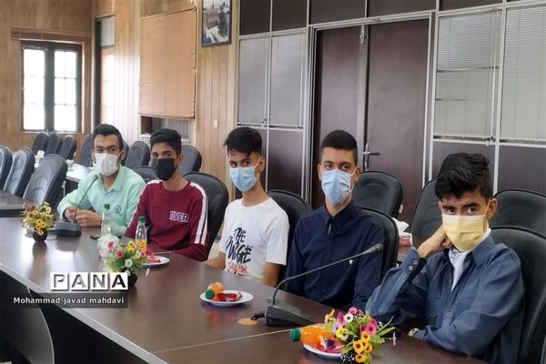 جلسه توجیهی گروهی از دانش‌آموز خبرنگاران خبرگزاری پانا ناحیه 4 شیراز