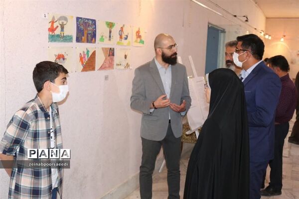 آیین افتتاحیه نمایشگاه گروهی تصویرسازی شاهنامه فردوسی شهرستان فیروزکوه