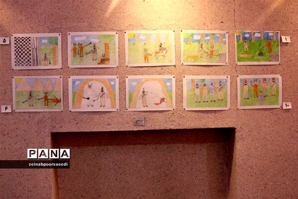 آیین افتتاحیه نمایشگاه گروهی تصویرسازی شاهنامه فردوسی شهرستان فیروزکوه
