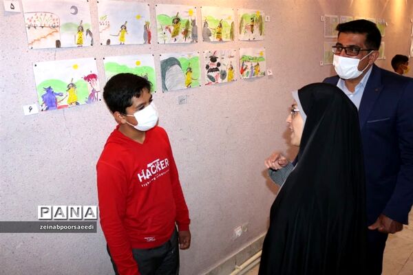 آیین افتتاحیه نمایشگاه گروهی تصویرسازی شاهنامه فردوسی شهرستان فیروزکوه