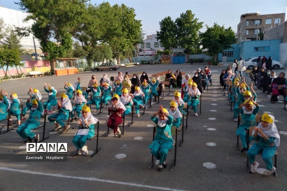 جشن الفبا مدرسه در شانزده آذر دختران ملارد
