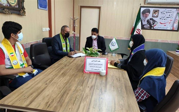 برگزاری نشست کمیته فنی سازمان دانش‌آموزی شهرستان امیدیه