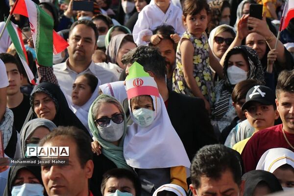 اجتماع بزرگ یاوران انقلاب اسلامی در شهرستان قدس