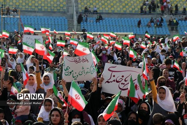 اجتماع بزرگ یاوران انقلاب اسلامی در شهرستان قدس