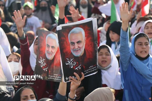 اجتماع بزرگ یاوران انقلاب اسلامی در شهرستان قدس