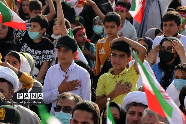 اجتماع بزرگ یاوران انقلاب اسلامی در شهرستان قدس