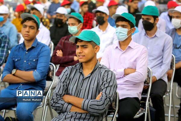 مراسم افتتاحیه نهضت ملی طراحی و ایجاد 2100 فضای ورزشی درون مدرسه‌ای (طرح شهید سردار سلیمانی)