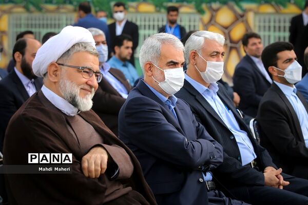 مراسم افتتاحیه نهضت ملی طراحی و ایجاد 2100 فضای ورزشی درون مدرسه‌ای (طرح شهید سردار سلیمانی)